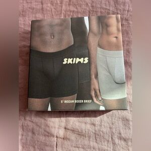 SKIMS - Cotton 5” Inseam Boxer Brief Underwear 3 Pack Size L